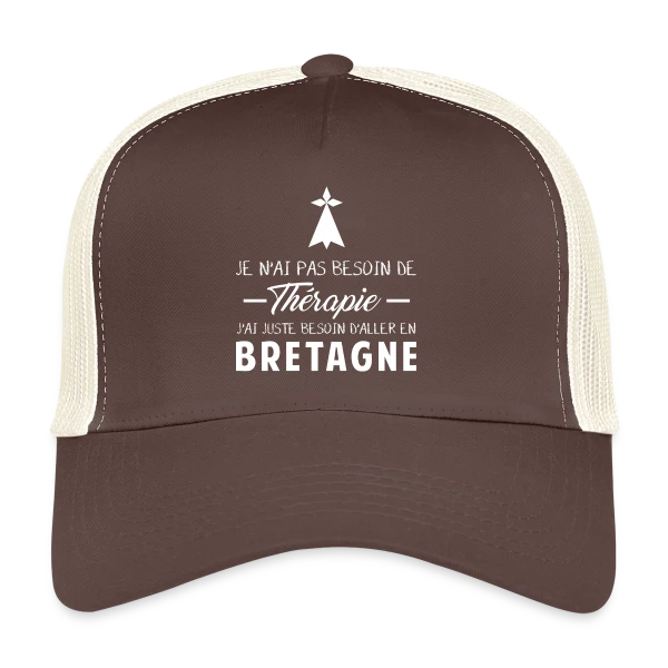 Thérapie Bretagne sur Casquette trucker