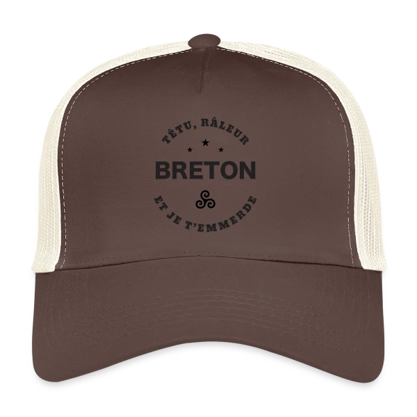 Breton Têtu et Râleur sur Casquette trucker