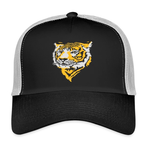 Tigre Majestueux : La Force de la Jungle sur Casquette trucker