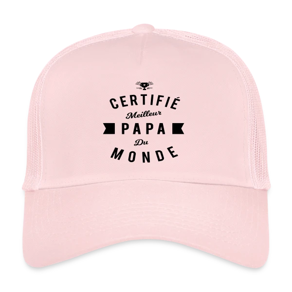 "Officiellement Meilleur Papa du Monde" sur Casquette trucker