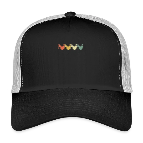 Batterie Rétro 70s sur Casquette trucker