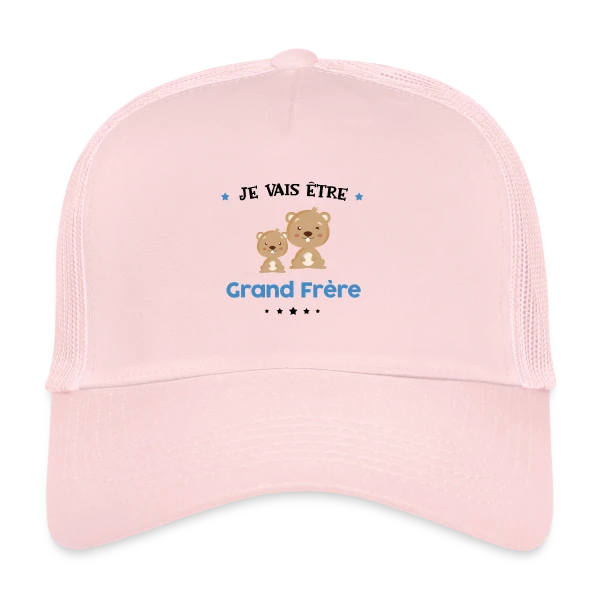 "Je Vais Être Grand Frère" - Annonce Naissance sur Casquette trucker