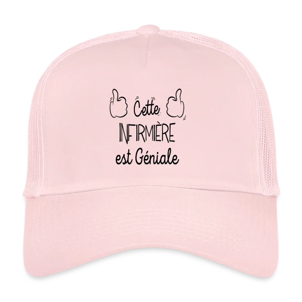 Infirmière en Or : Le T-shirt des Héroïnes du Quotidien sur Casquette trucker