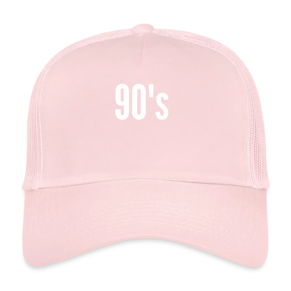 Esprit Années 90 Minimaliste sur Casquette trucker