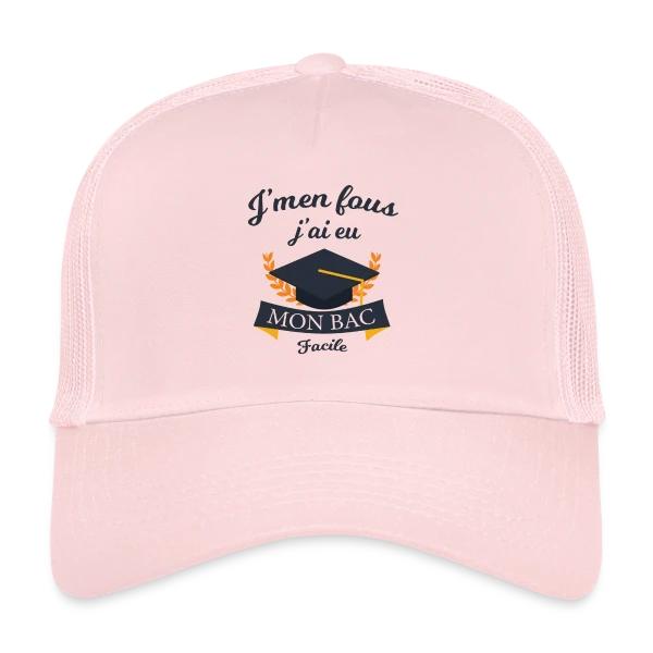 J'ai Eu Mon Bac Facile - Humour Diplômé sur Casquette trucker