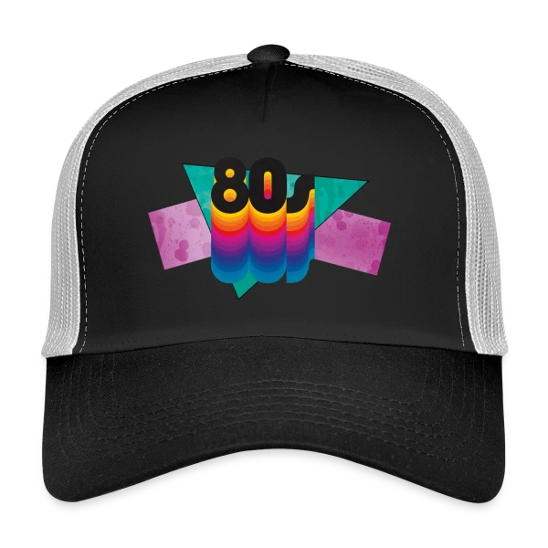 Esprit Années 80 Rétro sur Casquette trucker