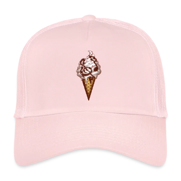 Mélodie Glacée sur Casquette trucker