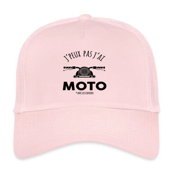 J'peux pas, j'ai moto ! sur Casquette trucker