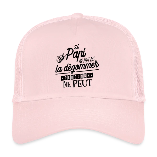 Papi Champion de Pétanque sur Casquette trucker