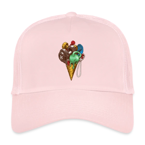 Fitness Givré sur Casquette trucker