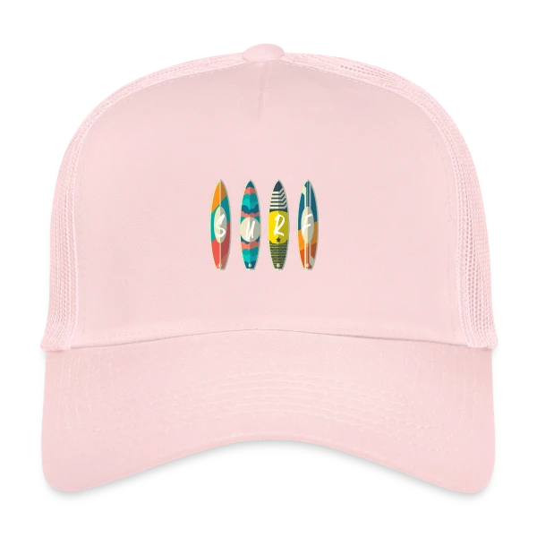 Surf : Planche & Soleil | Idée Cadeau Jeunesse sur Casquette trucker