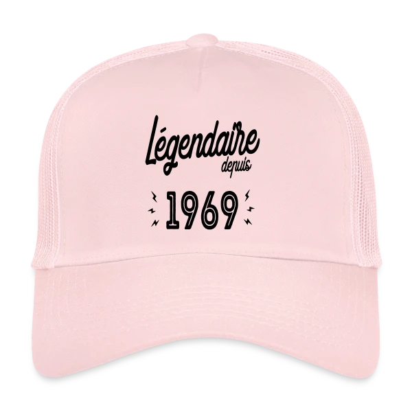 Légendaire 1969 - Cadeau Anniversaire Vintage sur Casquette trucker