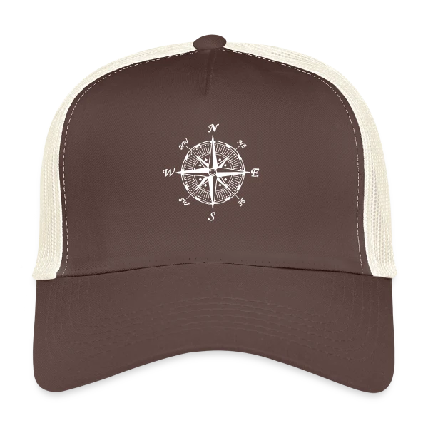 Boussole Aventure sur Casquette trucker