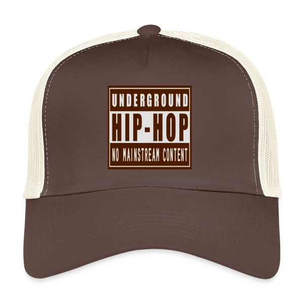 Esprit Hip-Hop Underground sur Casquette trucker