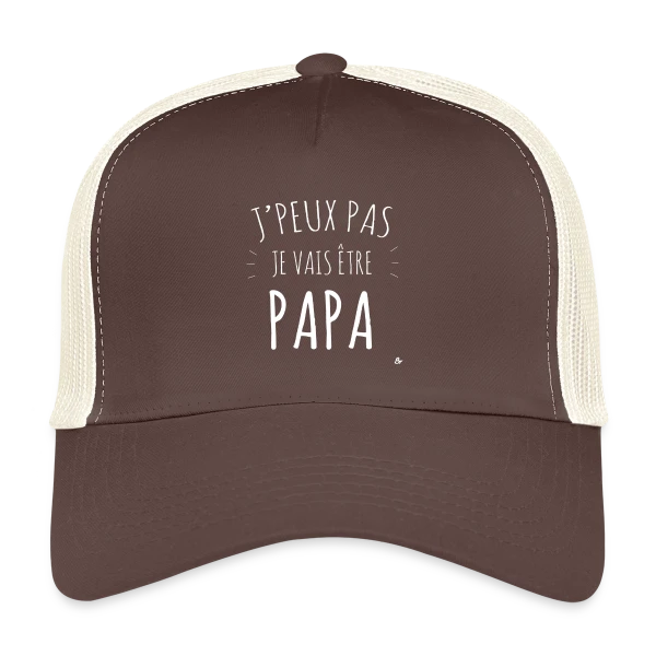 Futur Papa - J'peux pas je vais être PAPA (Annonce Bébé) sur Casquette trucker