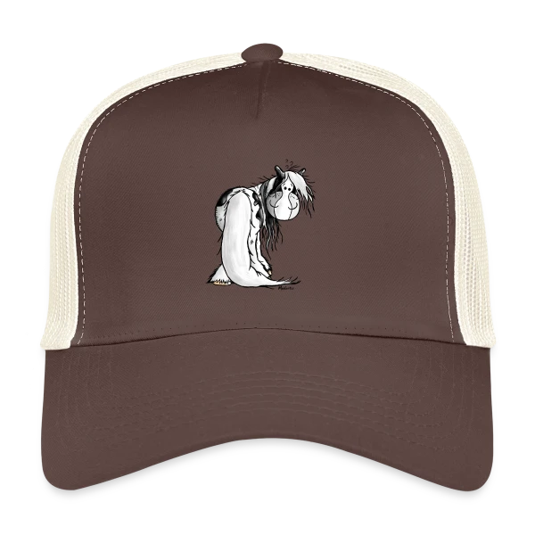 Cheval Irish Tinker - Galop Joyeux Cartoon sur Casquette trucker