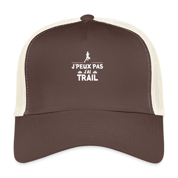 J'Peux Pas, J'ai Trail ! - Humour Sportif sur Casquette trucker
