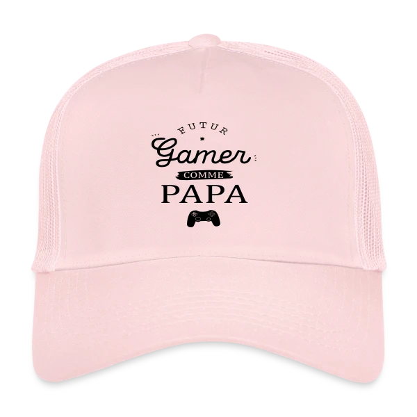'Futur Gamer comme Papa' - Humour Père & Enfant sur Casquette trucker