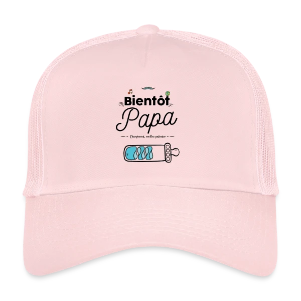 Bientôt Papa : Humour et Annonce Naissance sur Casquette trucker