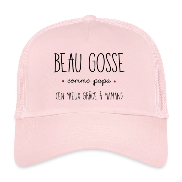 Beau Gosse Comme Papa sur Casquette trucker
