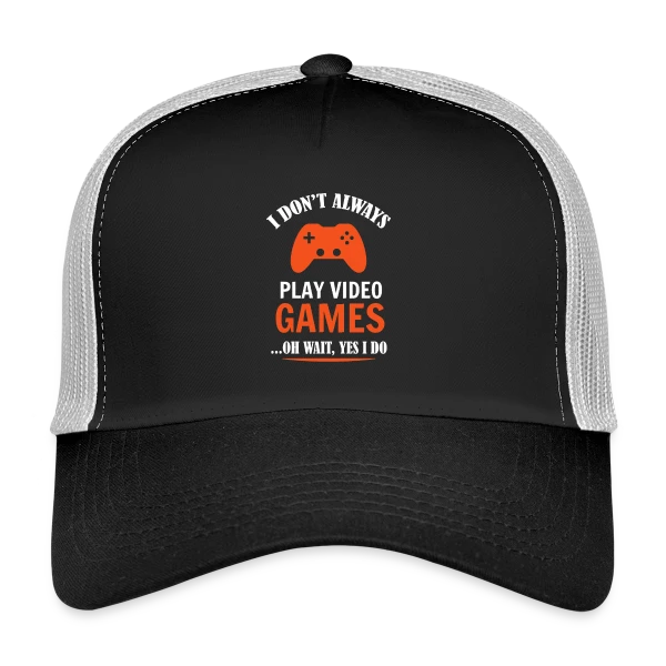 Manette Gaming sur Casquette trucker