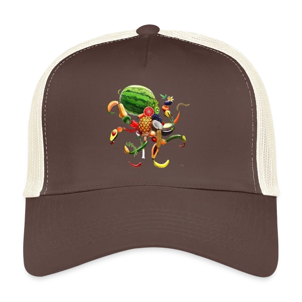 Pulpi Frutti : Saveur Marine Originale sur Casquette trucker