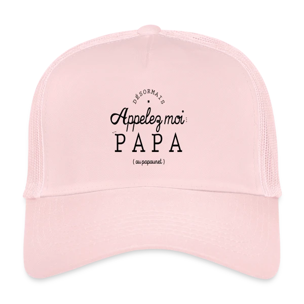 'Moi, c'est Papa Maintenant !' - Annonce Naissance sur Casquette trucker