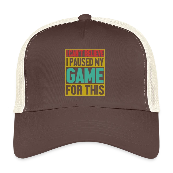 Gamer Authentique : Affichez Votre Vraie Nature sur Casquette trucker