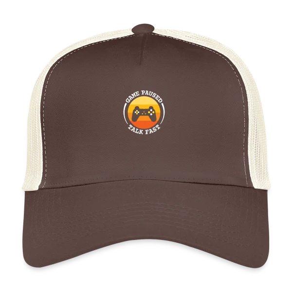 Manette Rétro Gaming sur Casquette trucker