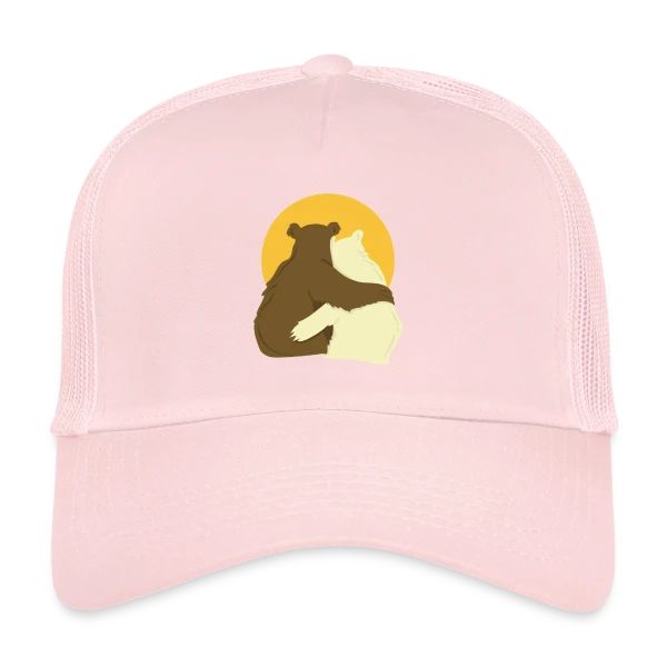 Duo Papa Ours & Maman Ourse - Amour Familial sur Casquette trucker