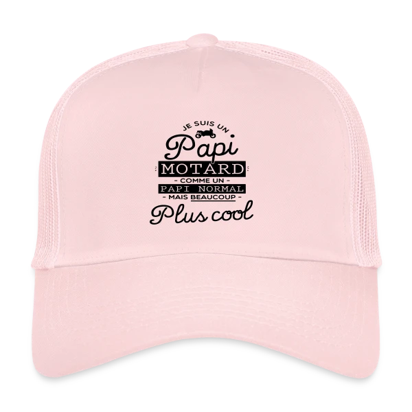 Papi Motard : Le Grand-Père le Plus Cool du Monde sur Casquette trucker