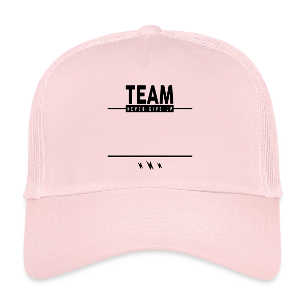 Équipe Personnalisable : Créez Votre Identité ! sur Casquette trucker