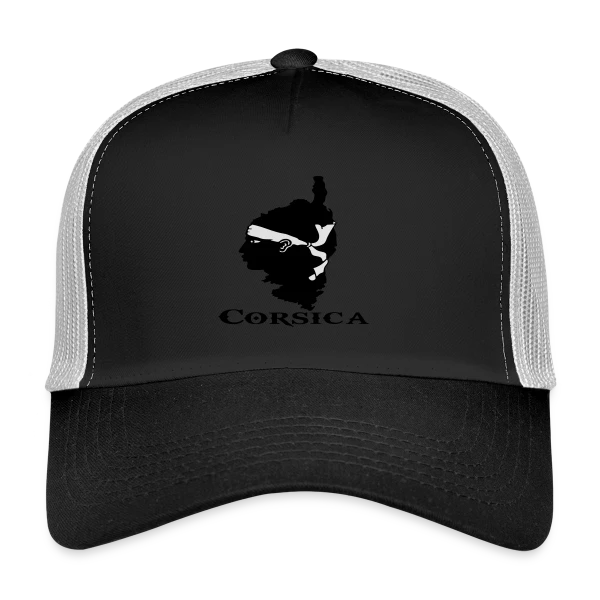 Carte Corse Tête de Maure sur Casquette trucker