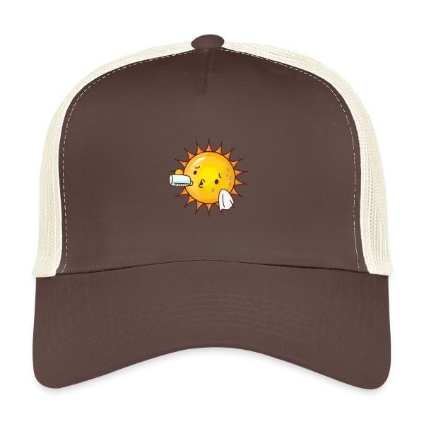 Soleil en Sueur - Humour Estival sur Casquette trucker