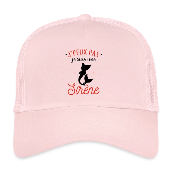 J'peux pas, je suis une sirène sur Casquette trucker