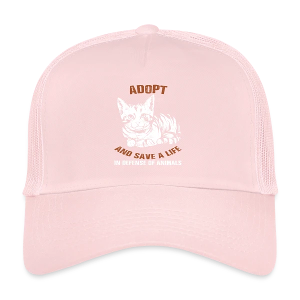 Adopte un Chat, Sauve une Vie sur Casquette trucker