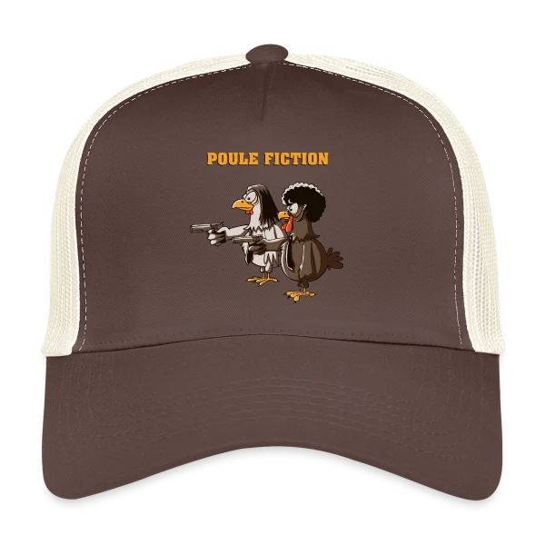 Poule Fiction sur Casquette trucker