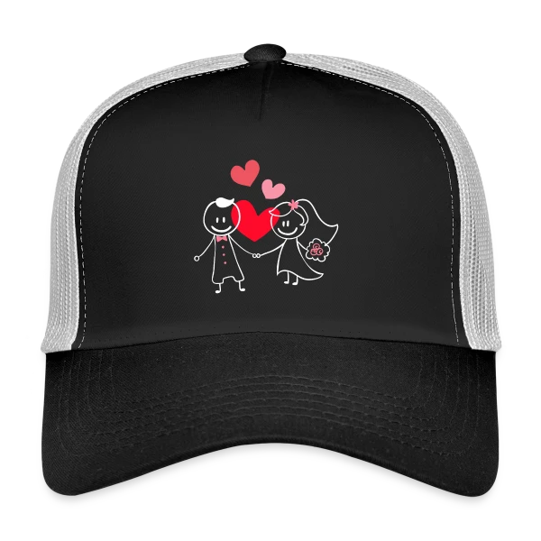 Célébration Mariage sur Casquette trucker