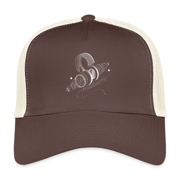 Casque Audio Déconstruit sur Casquette trucker