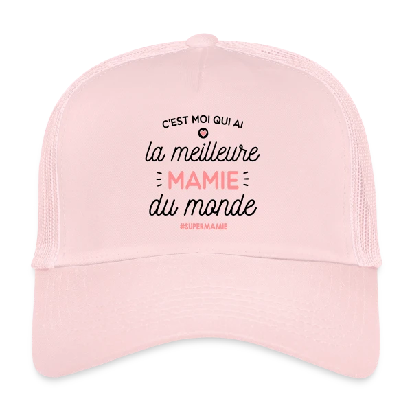 Mamie en Or : La Meilleure du Monde sur Casquette trucker