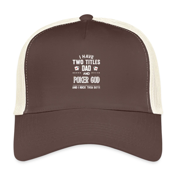 King of Poker sur Casquette trucker