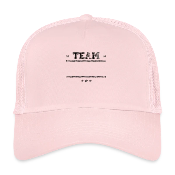 Équipe Personnalisée : Votre Team Ici sur Casquette trucker