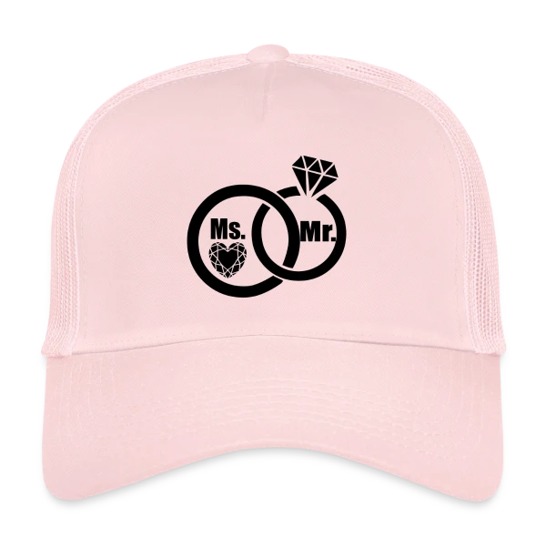Célébration Mariage sur Casquette trucker