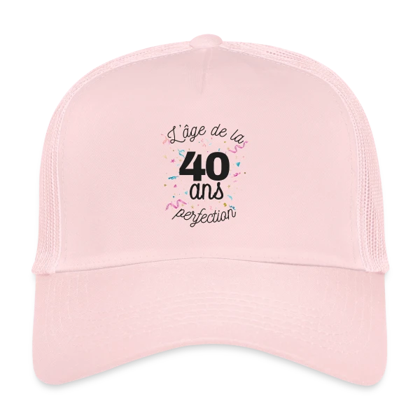 40 Ans : L'Âge de la Perfection sur Casquette trucker