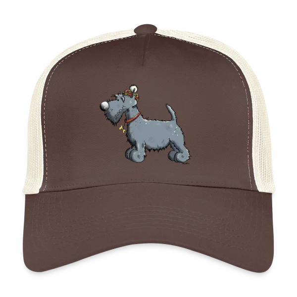 Scottish Terrier Rigolo - Chien Scottie et Outlander sur Casquette trucker