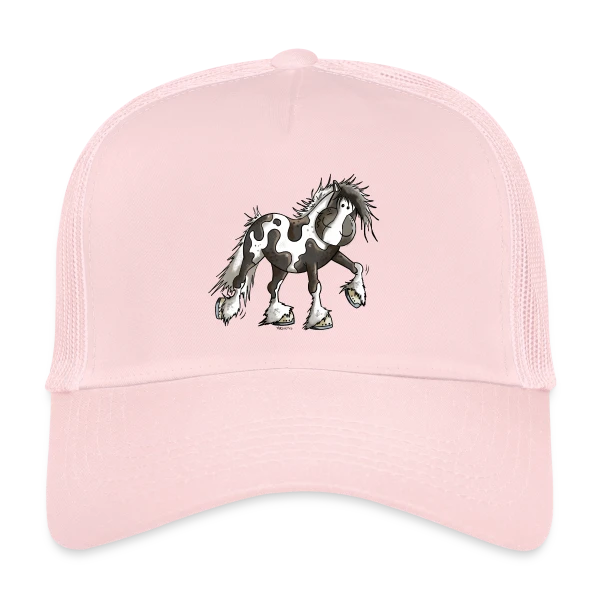 Taciana, la Jument Irish Tinker sur Casquette trucker