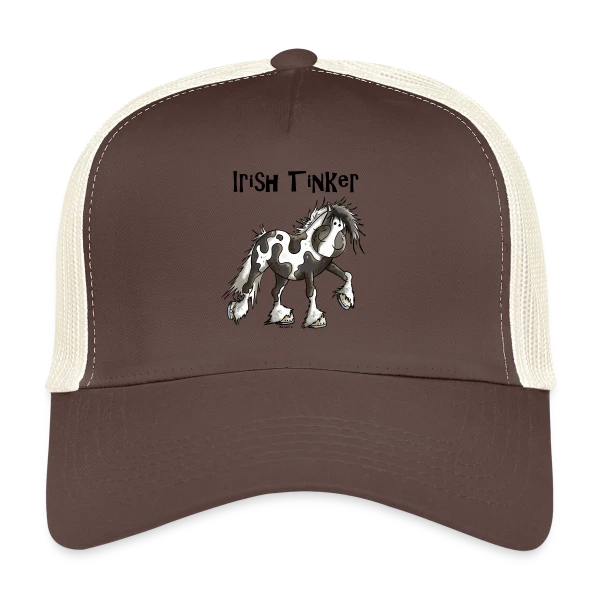 Tracy l'Irish Tinker - Cheval de Rêve Irlandais sur Casquette trucker