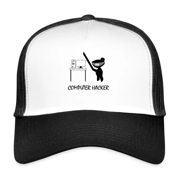 Codeur Ninja | Humour Hacker sur Casquette trucker