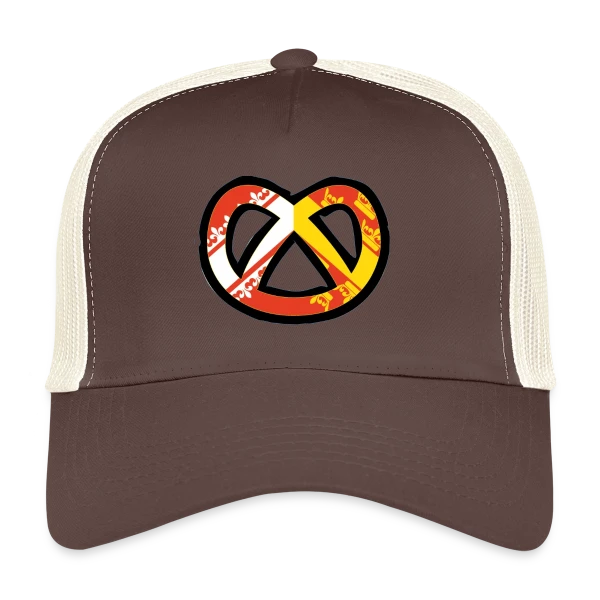 Humour Logo Bretzel Alsace sur Casquette trucker
