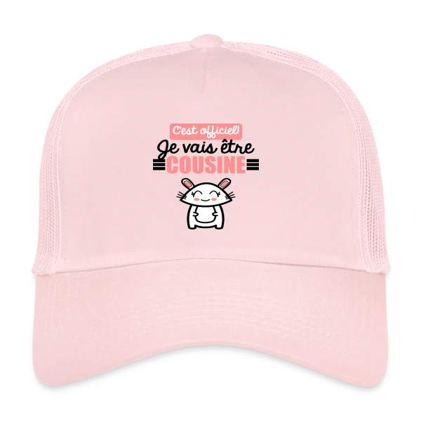 Annonce Grossesse : C'est Officiel, Je Vais Être Cousine ! sur Casquette trucker